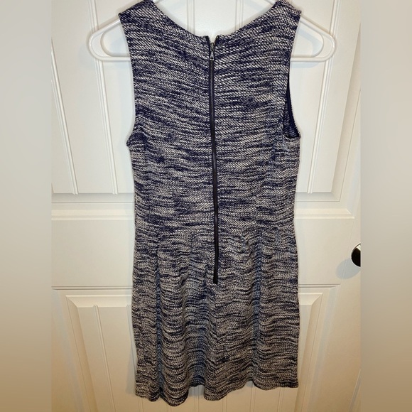 LOFT Navvy Tweed Sleeveless Dress w/ Zipper Detail on back - Picture 7 of 8